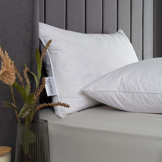 Earthkind Feather & Down Pillow, Medium Support, 1 Pack
