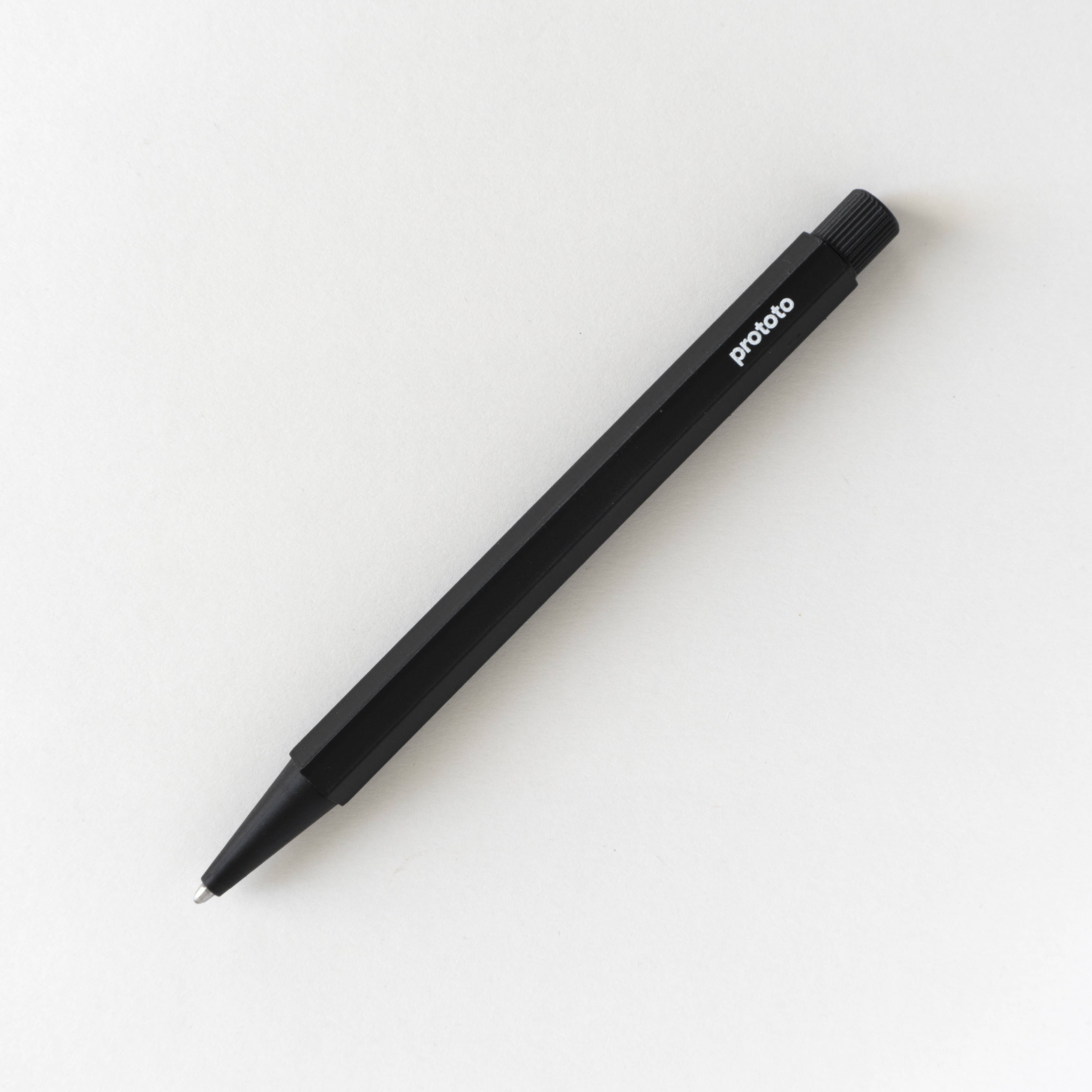 Zero Waste ballpoint pen in black