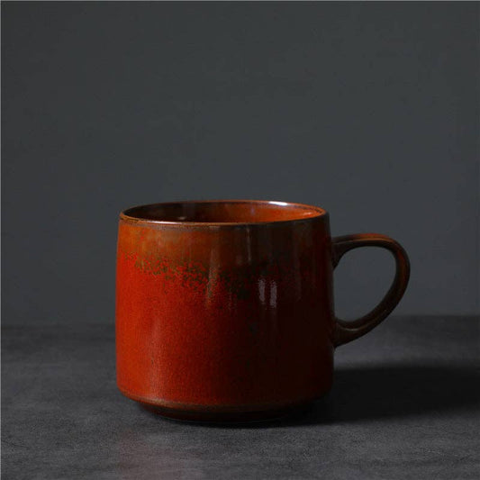 Gohobi Handmade Colourful Ceramic Coffee Cup Mug - Red