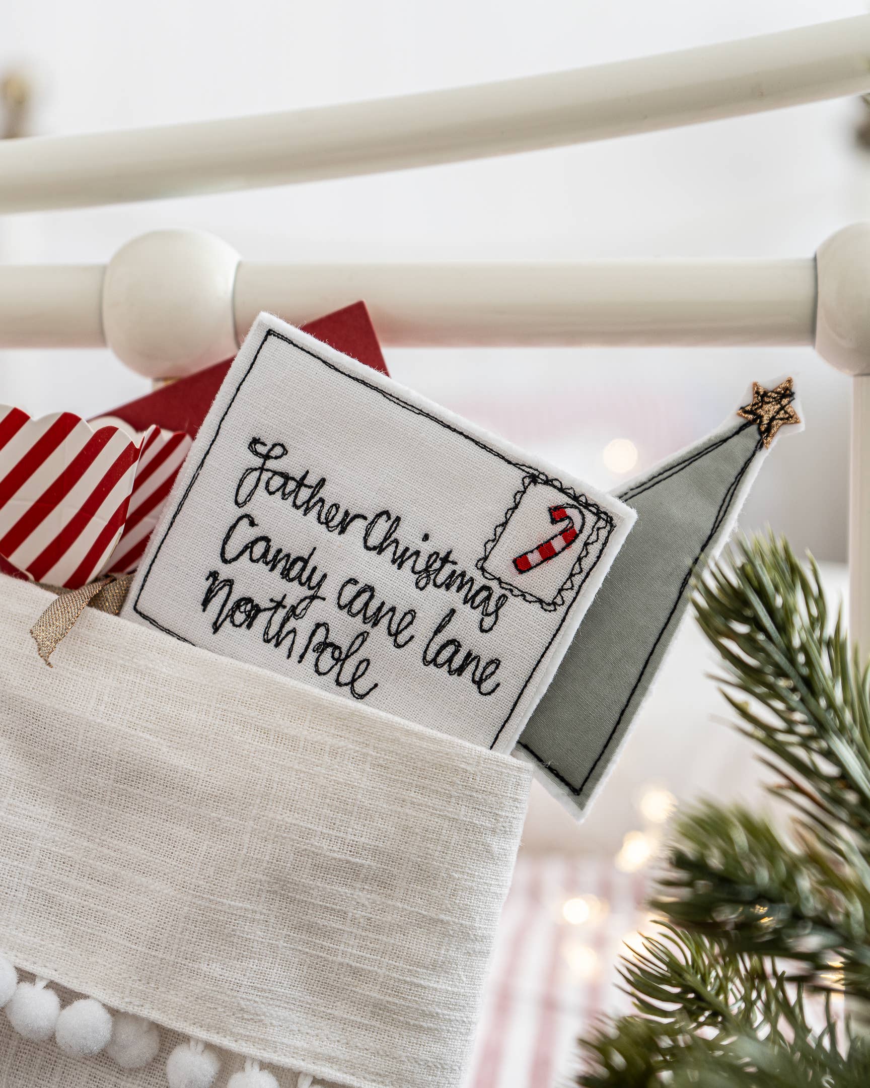 Christmas letter decoration