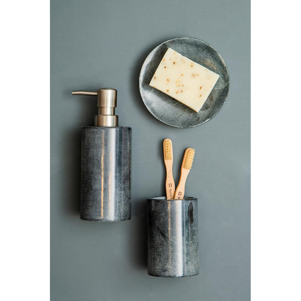 Marble Lotion Dispenser - Dark Grey