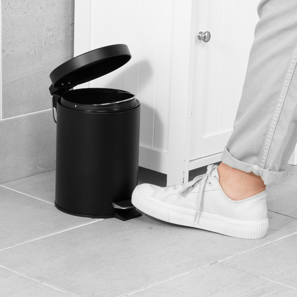 Beldray 3 Litre Soft Close Pedal Bin - Black