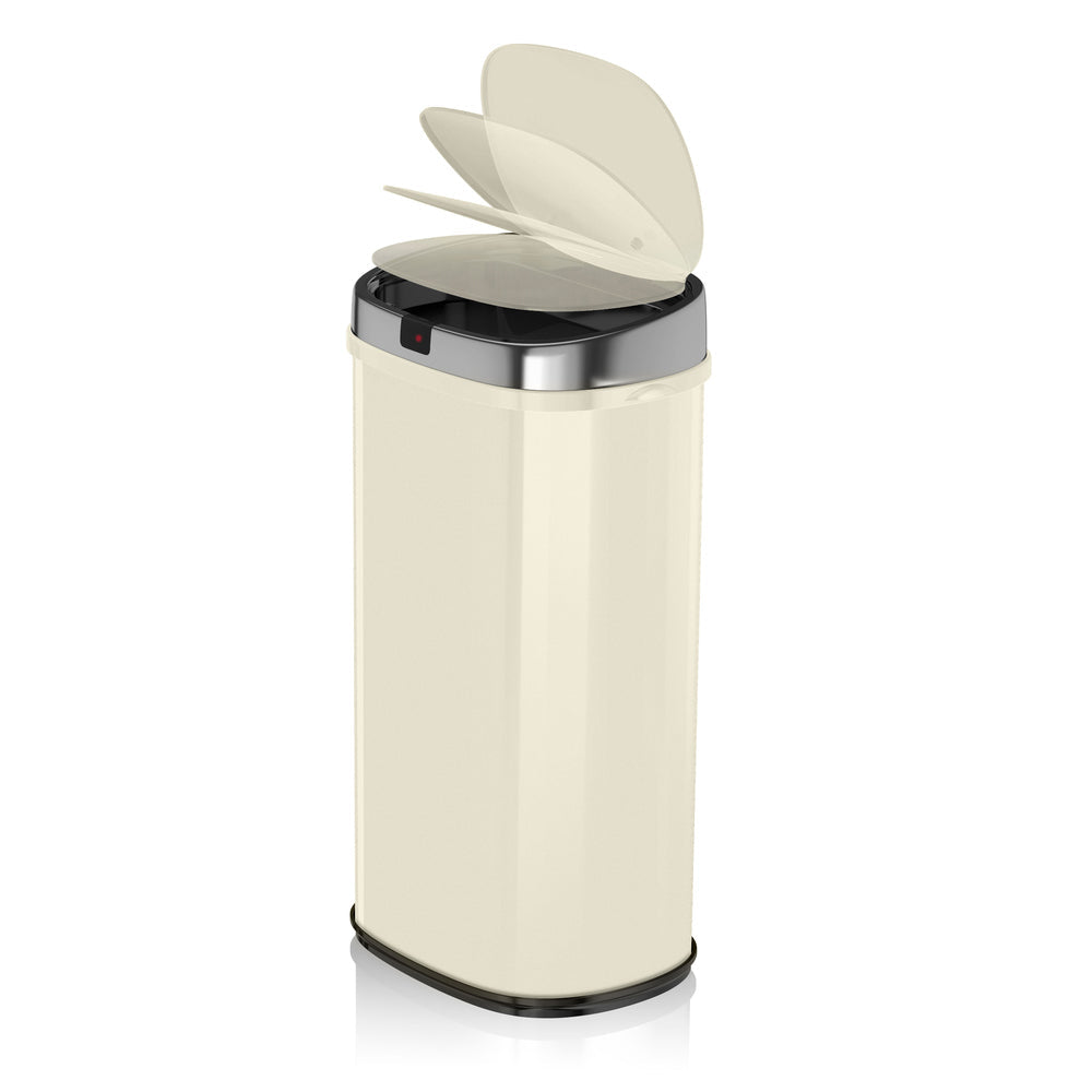 Morphy Richards Chroma 42L Square Sensor Bin - Cream