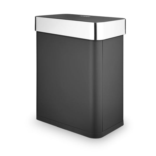 Tower 60L Compact Sensor Bin - Black