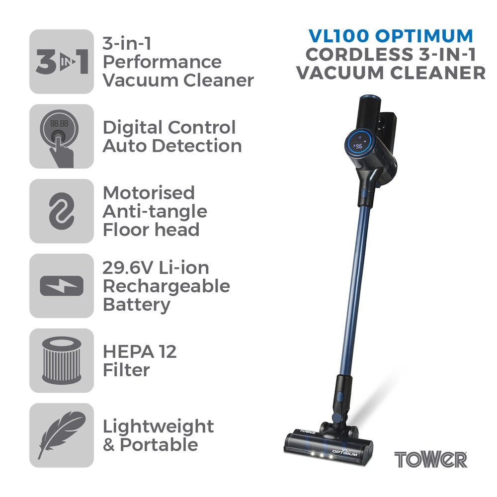 Tower VL100 Cordless 3 in1 Vacuum