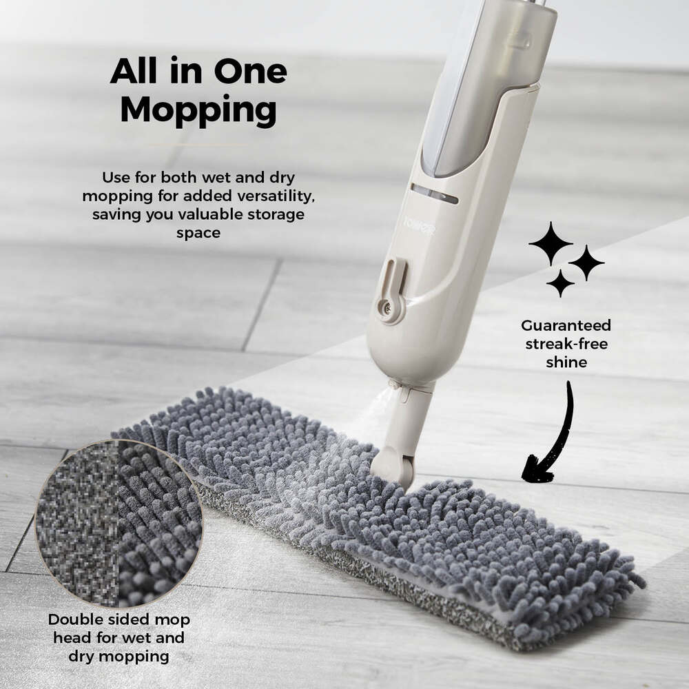 Tower Dual Container Spray Mop - Latte