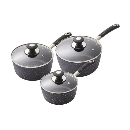 Tower Precision Non Stick Saucepan Set - 3 Piece