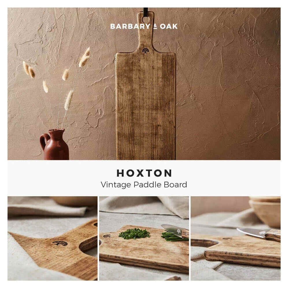 Barbary & Oak Hoxton Vintage Paddle Serving Board Ash Wood