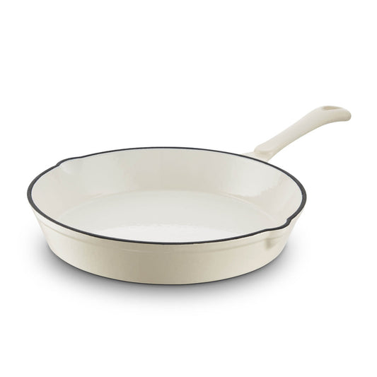 Barbary & Oak Foundry 26cm Cast Iron Frying Pan - Cream