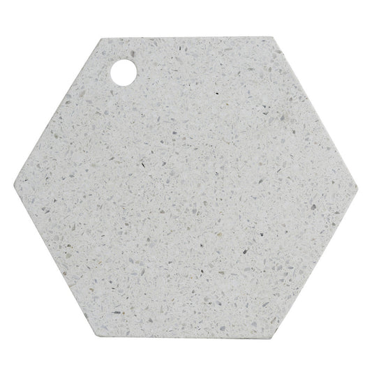 Hexagon Terrazzo Serving Board 30cm