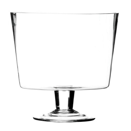 Footed Glass Serving Bowl 20cm