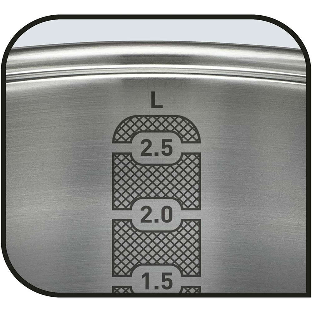 Tefal Primary Stainless Steel 3 Piece Saucepan Set