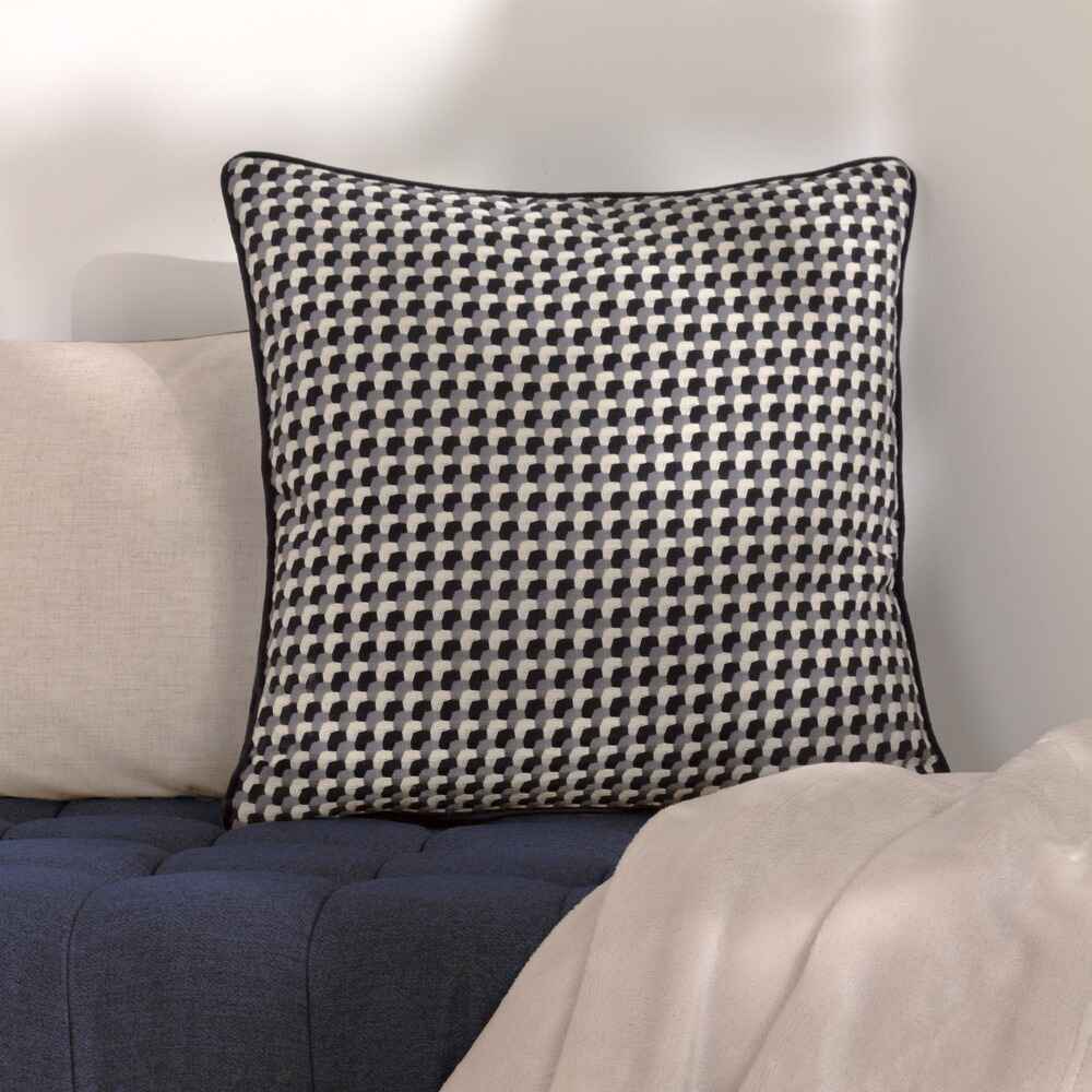 Marttel Feather Cushion - Black