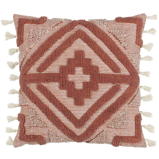 Kalai Feather Filled Cushion - Brick