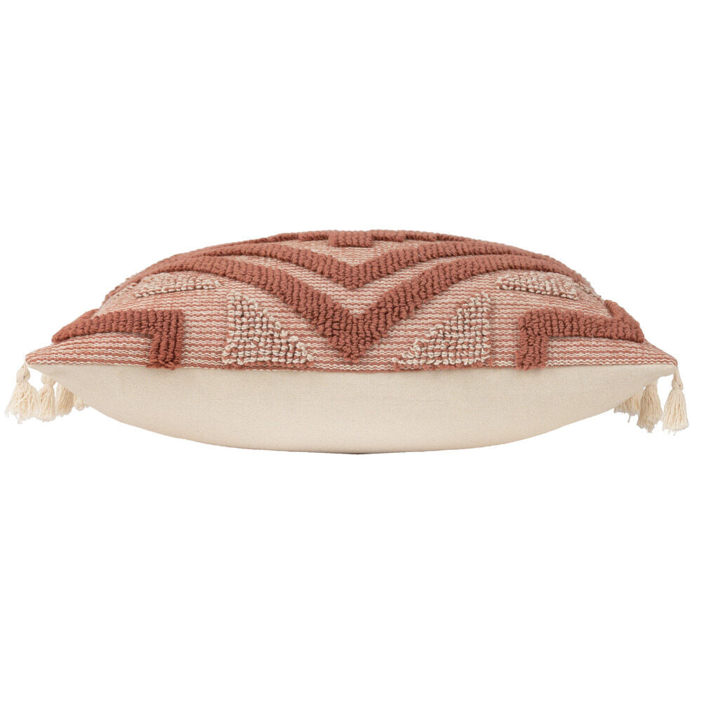 Kalai Feather Filled Cushion - Brick