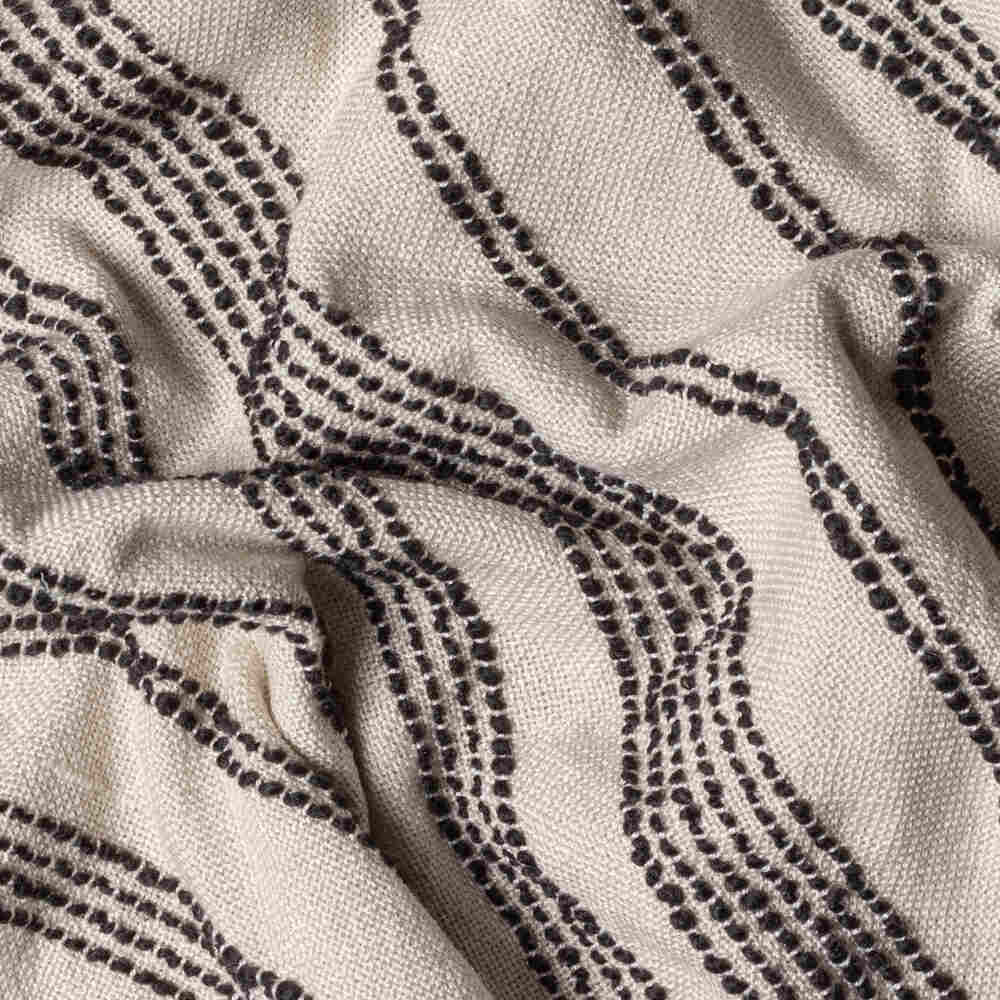 Jour Linear Woven Throw - Natural