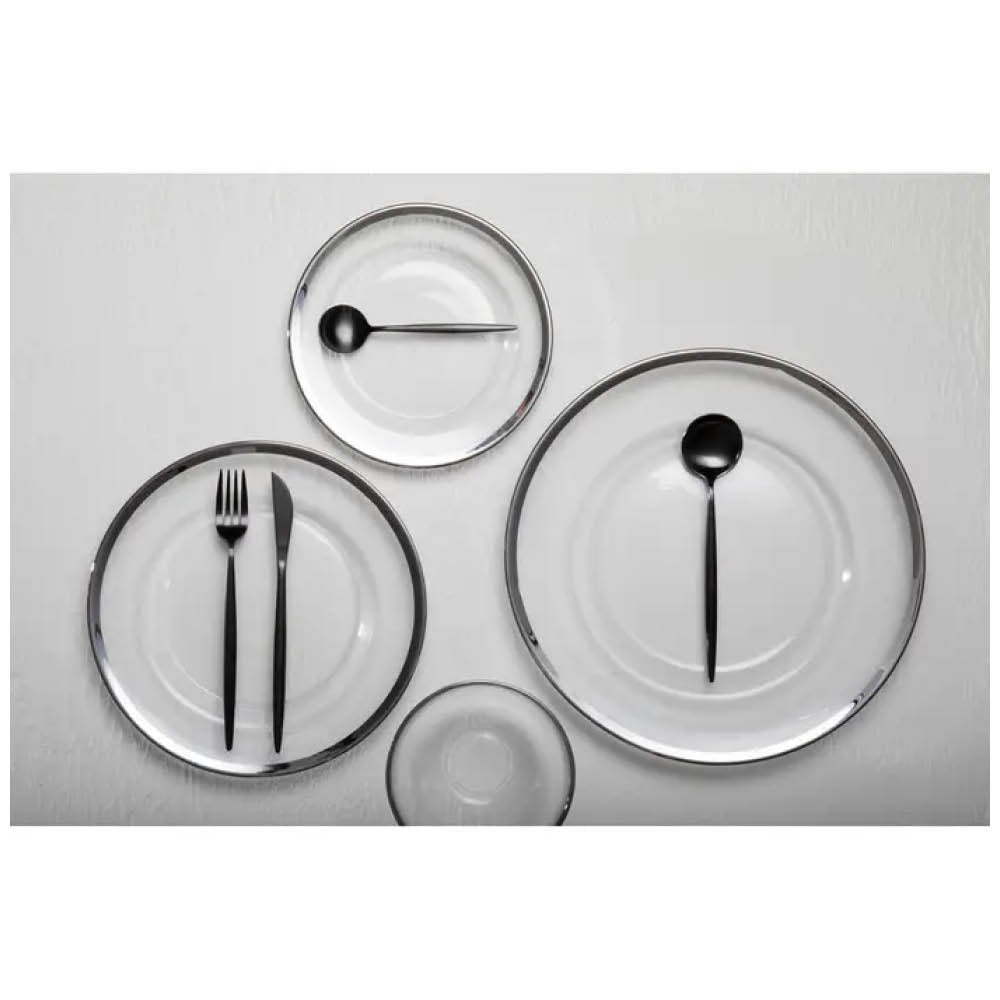 Cutlery Set Slim Finish Matt Black - 16 Piece