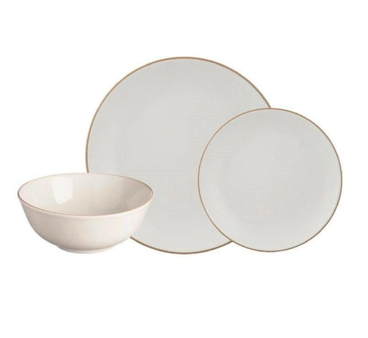 Mason And Cash Matte White 12 Piece Dinner Set