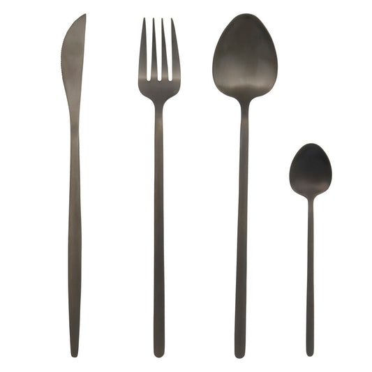 Salter Noir Cutlery Set - 16 Piece