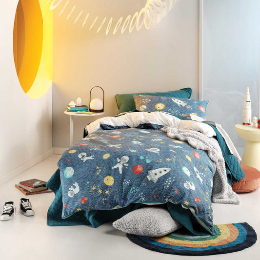 Space Ship Duvet Set - Single