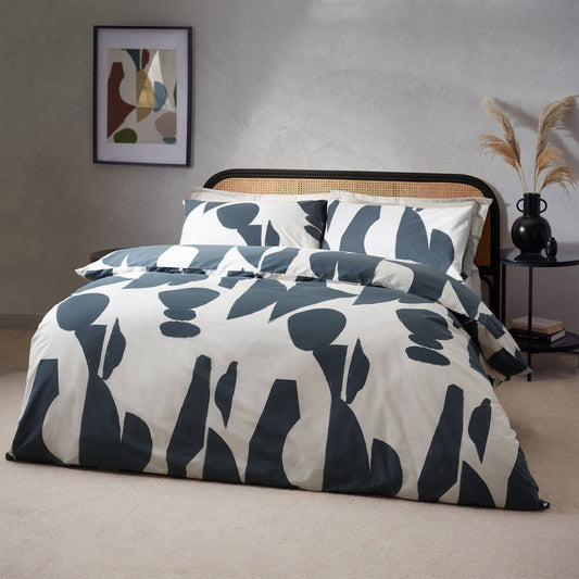 Meta Abstract Dusk Cotton Duvet Set