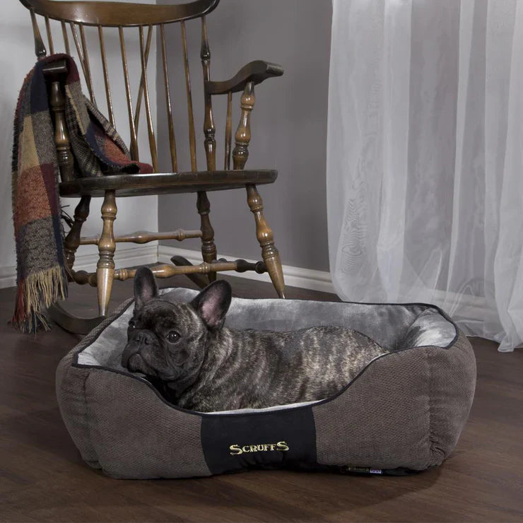 Scruffs Chester Grey Box Bed - Medium (Vacuum Packed)