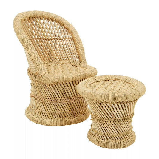 Rattan Chair Stool