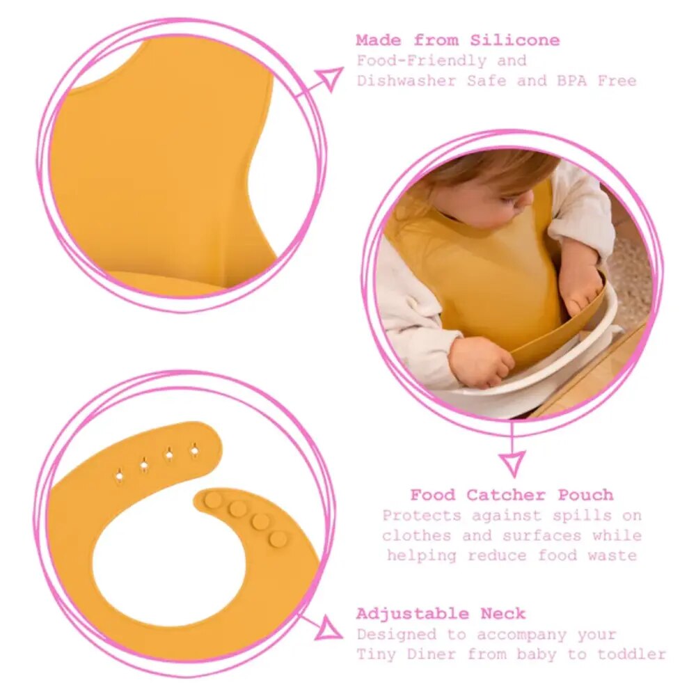 Silicone Baby Weaning Bib