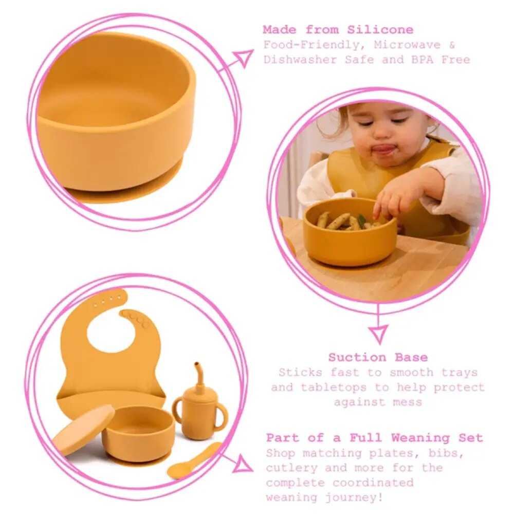 Silicone Baby Suction Bowl