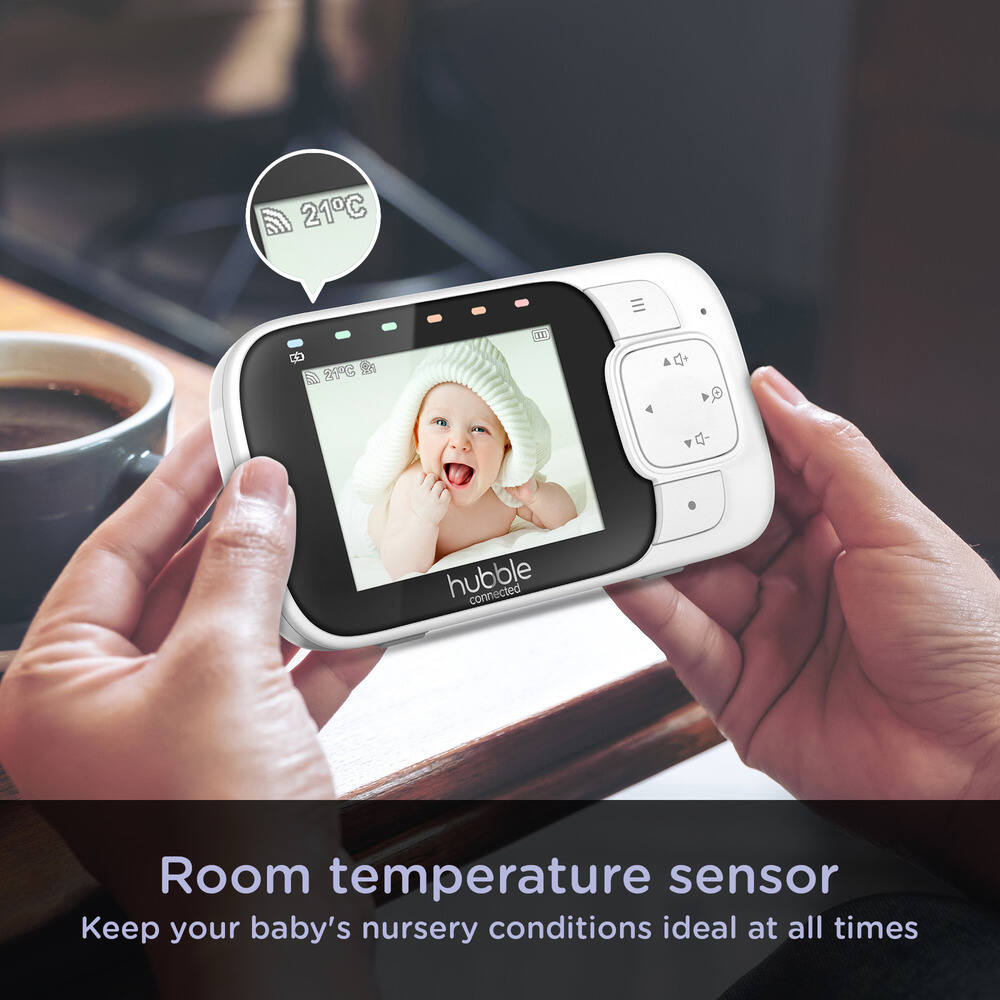 Hubble Nursery Pal Essentials 2.8 Connected Baby Monitor