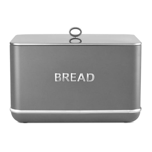 Tower Renaissance Retro Bread Bin - Grey