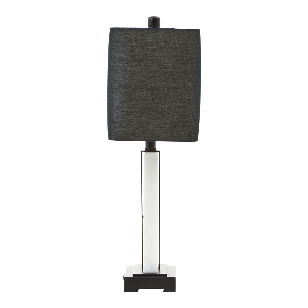 Elvie Black & White Marble Table Lamp