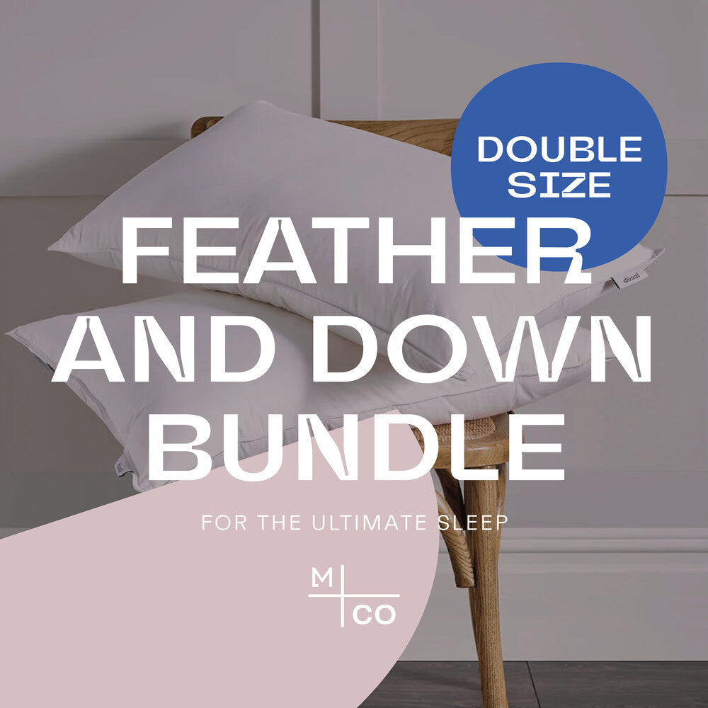 Premium Feather & Down Double Bed Bundle