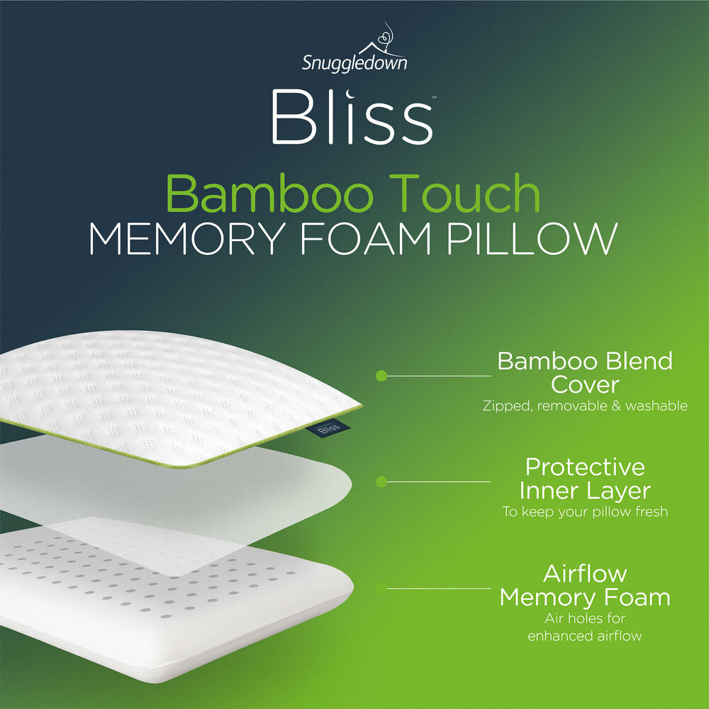 Snuggledown Bliss Extra Deep Bamboo Pillow