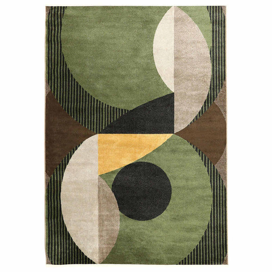 Rondo Rug - Yellow and Green