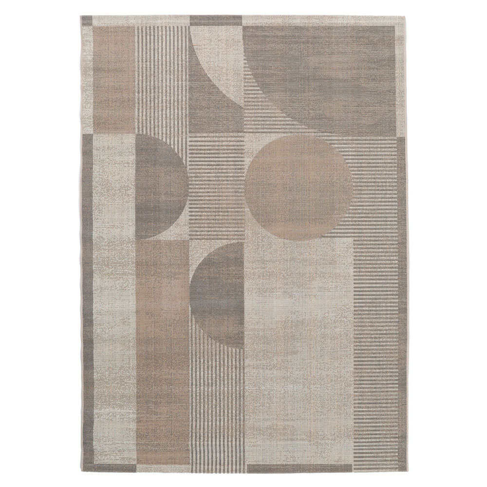 Deco Rug - Beige and Grey