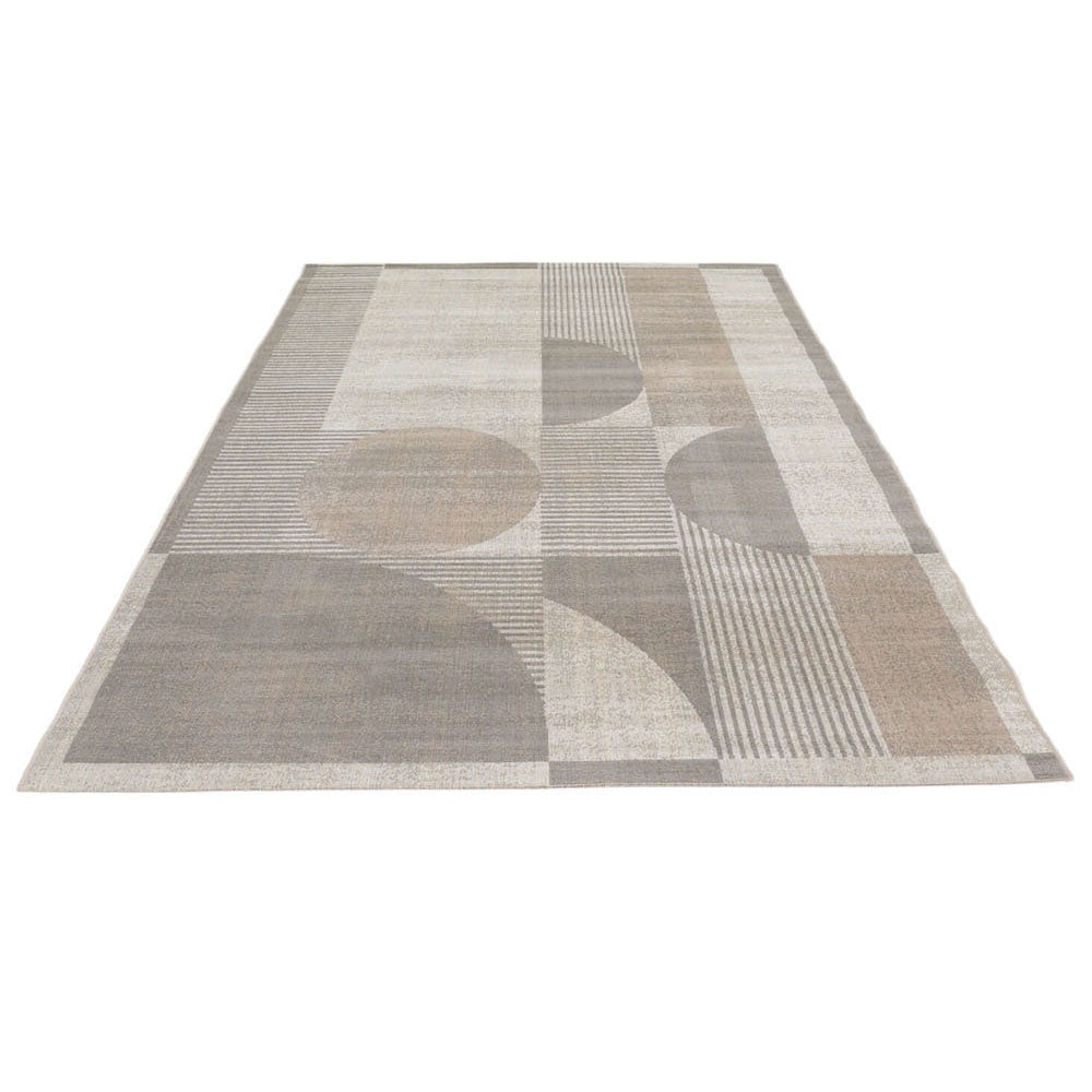 Deco Rug - Beige and Grey