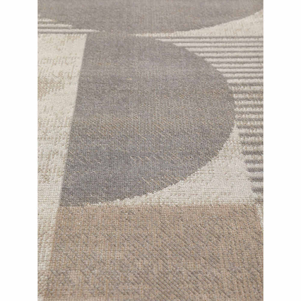 Deco Rug - Beige and Grey