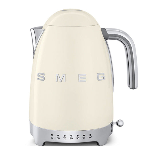 Smeg 1.7L Kettle with Temperature Controls - Cream