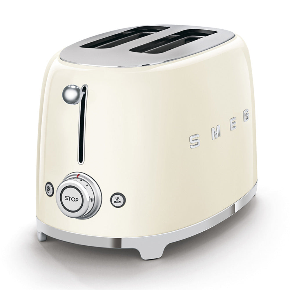 Smeg 2 Slice Toaster - Cream