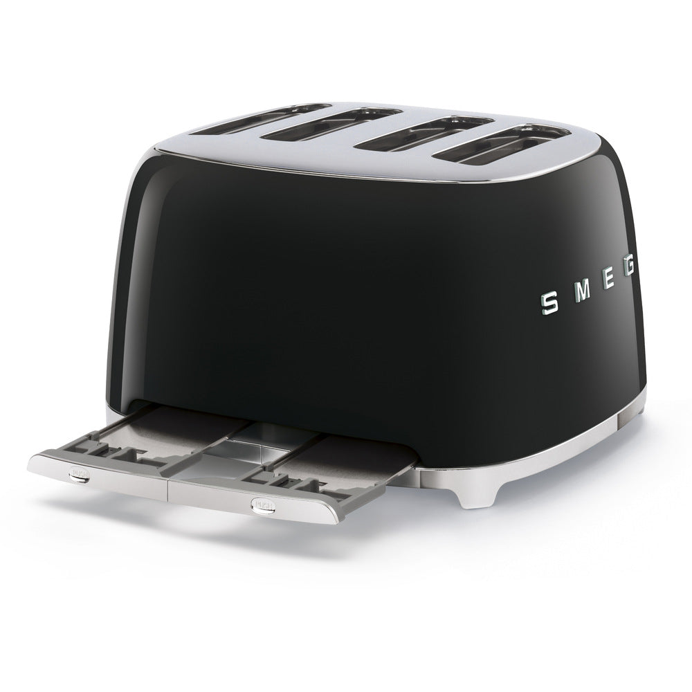 Smeg 4 Slice Toaster - Black