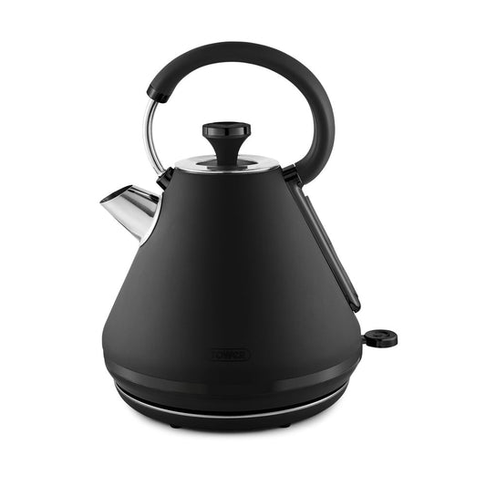 Tower Sera 3Kw Rapid Boil 1.7L Pyramid Kettle Smoke - Black