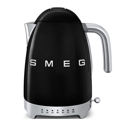 Smeg 1.7L Kettle with Temperature Controls - Black