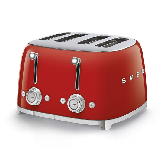 Smeg 4 Slice Toaster - Red