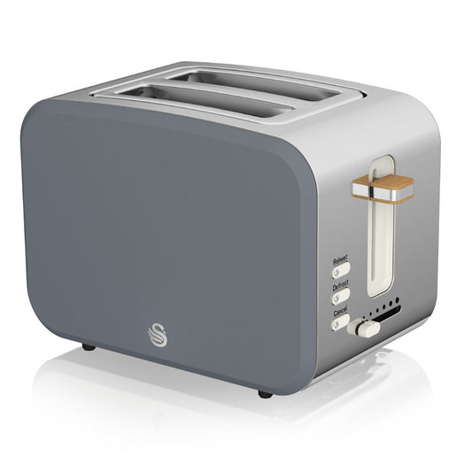 Swan Nordic 2 Slice Toaster Grey