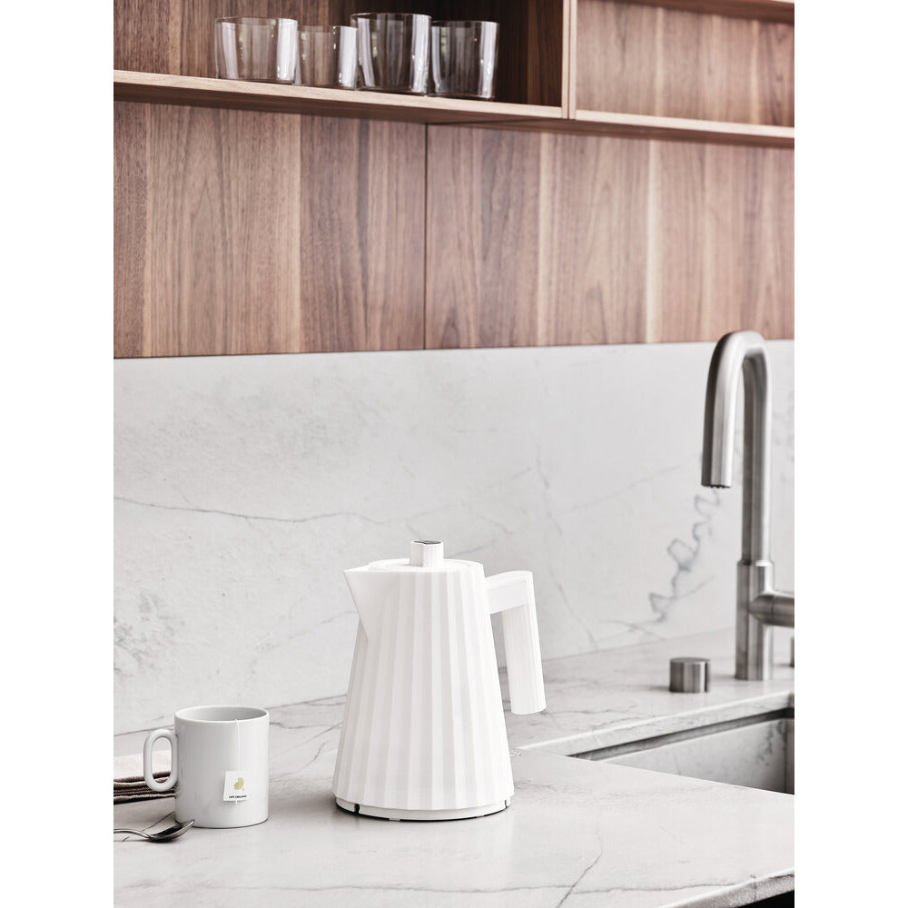 Alessi Plisse Kettle- White