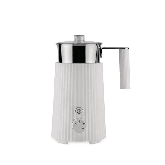 Alessi Plisse Milk Frother - White