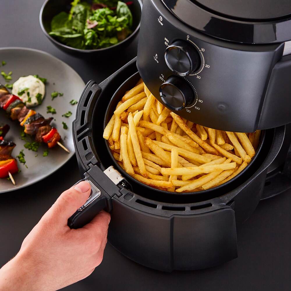 Swan Stealth Manual Air Fryer 1.6kg Food Capacity