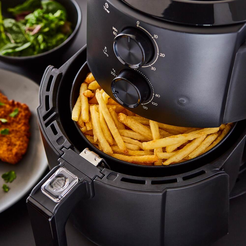 Swan Stealth Manual Air Fryer 1.6kg Food Capacity