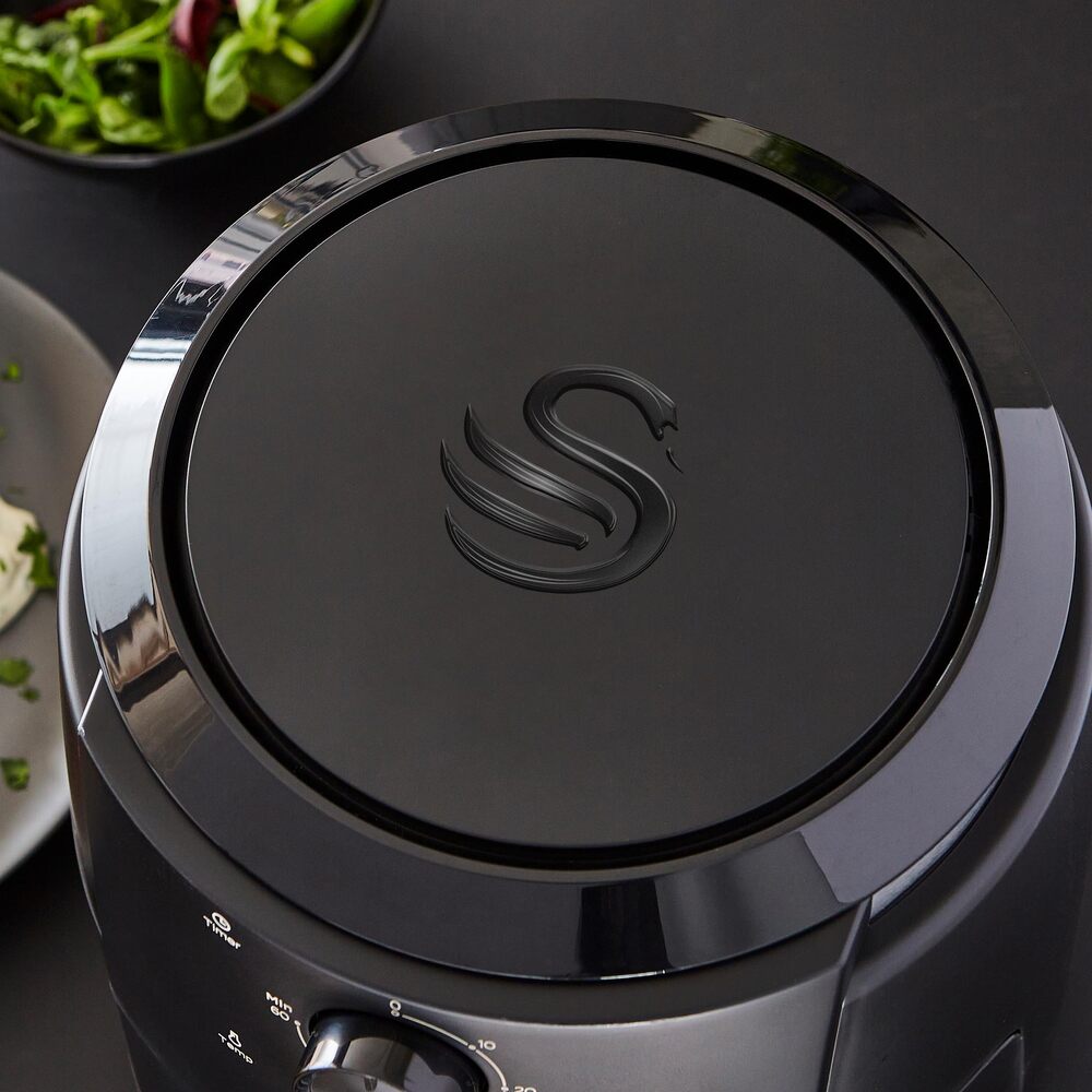 Swan Stealth Manual Air Fryer 1.6kg Food Capacity